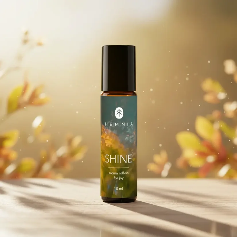 Hemnia SHINE: Roll-on aromatic pentru bucurie, 10 ml