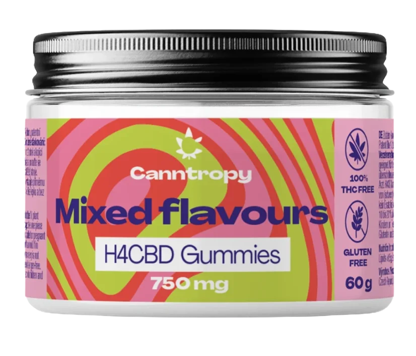 Canntropy H4CBD Fruit Gummies Flavour Mix, 750 mg, 30 Stück x 25 mg, 60 g