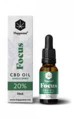 Happease Focus Ulei CBD Spiritul junglei, 20 % CBD, 2000 mg, 10 ml