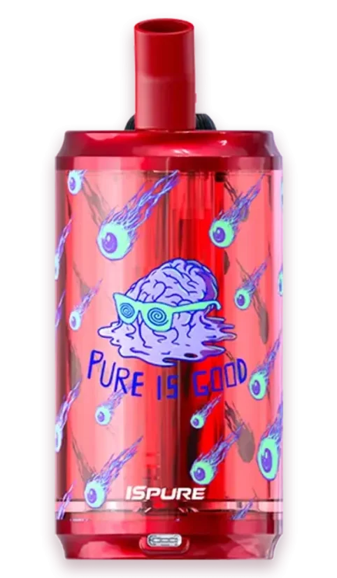 ISPURE DaabCan Water Pipe, punane