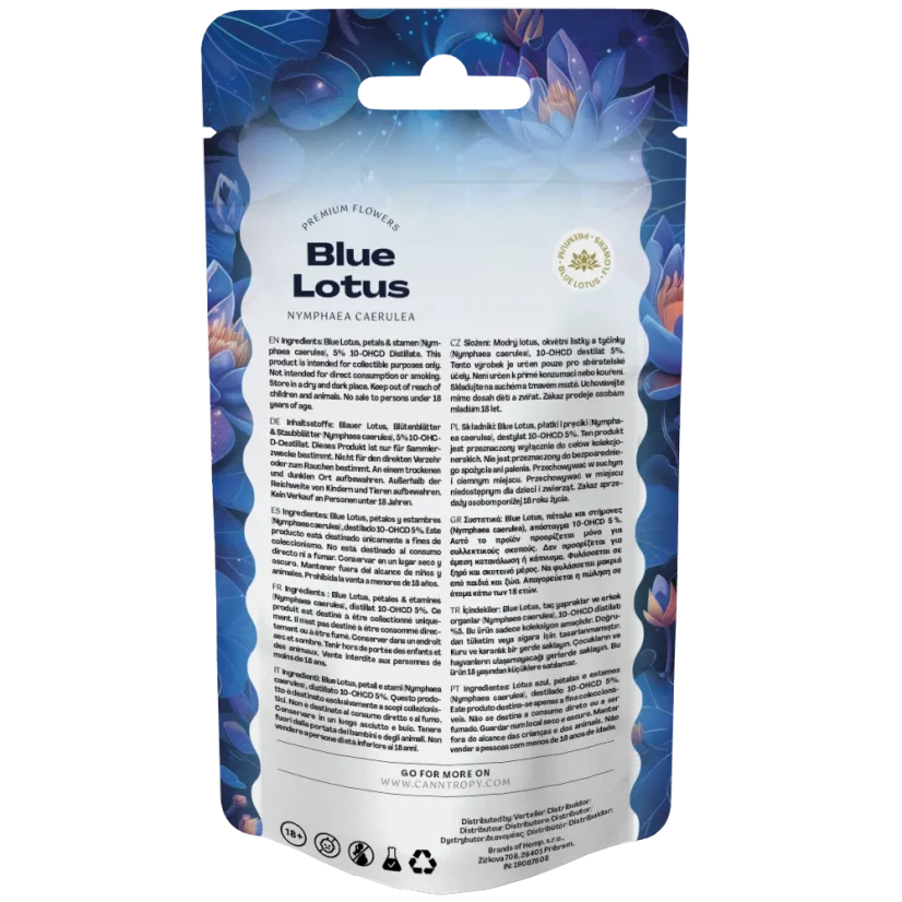Canntropy 10-OHCD Blue Lotus Flower, 5 % 10-OHCD, 3 g - 100 g