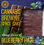 Cannabis Blueberry Haze Brownie Deluxe verpakking (sterke sativa smaak) - Doos (24 verpakkingen), 2400 g