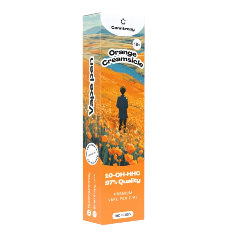 Canntropy 10-OH-HHC Vape Pen Orange Creamsicle, 10-OH-HHC 97% Quality, 2 ml