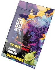 Heavens Haze 10-OH-HHC Gummies laima kaņepes, 3 gab x 40 mg, 120 mg 10-OH-HHC