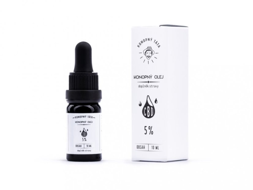 Konopný táta Chanvre CBD Pétrole 5%, 30 ml, 1500 mg