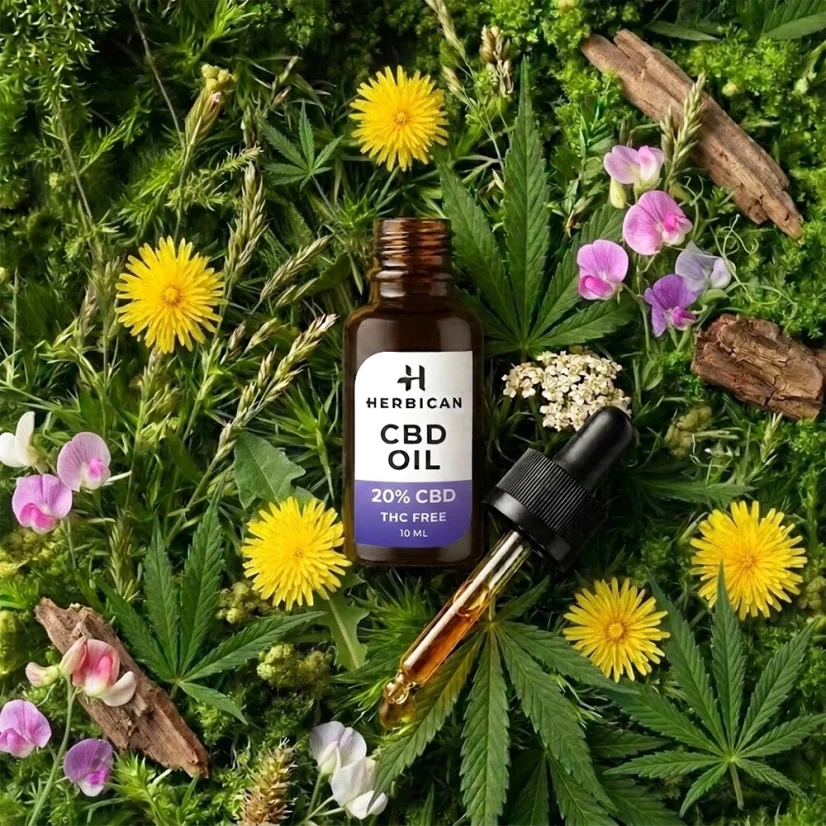 Herbican CBD-öljy THC-vapaa, 20%, 10 ml