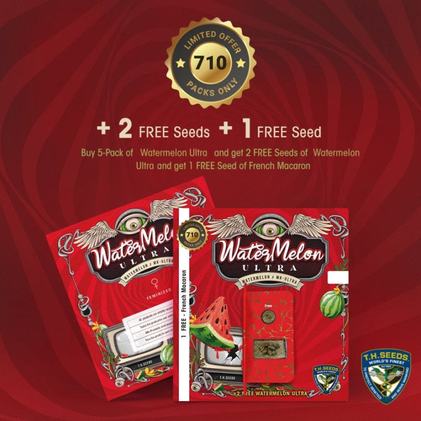 T.H.Seeds™ Seminte de canabis Watermelon Ultra, pachet special limitat 710, feminizate