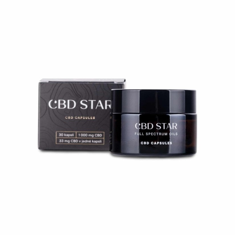 CBD Star - Hanf CBD Kapseln 10%, 1000 mg, 30x33 mg, (90 g)