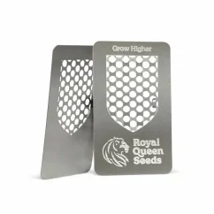 Royal Queen Seeds Broyeur de cartes RQS, 2 pièces, 15 x 12 x 2 cm