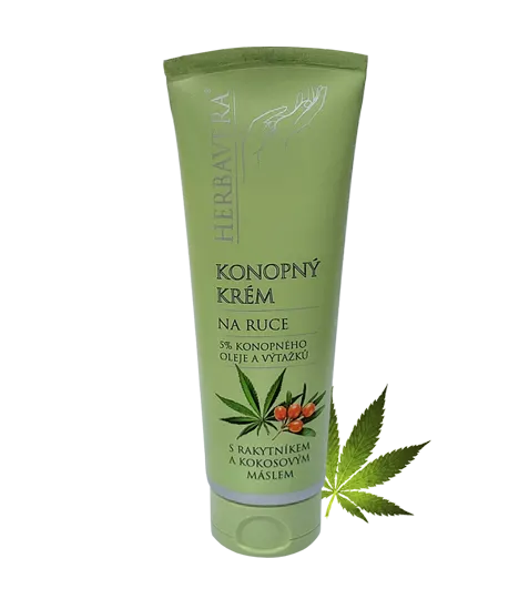 Herbavera Hemp cream with beeswax and glycerine, 120 ml