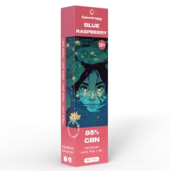 Canntropy Stylo Vape CBN Framboise Bleue, 95 % CBN, 1 ml