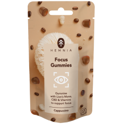 Hemnia Focus Gummies - pro podporu koncentrace s příchutí cappuccina, 15 ks