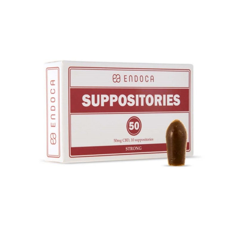 Endoca Suppositoires 500 mg CBD, 10 pc