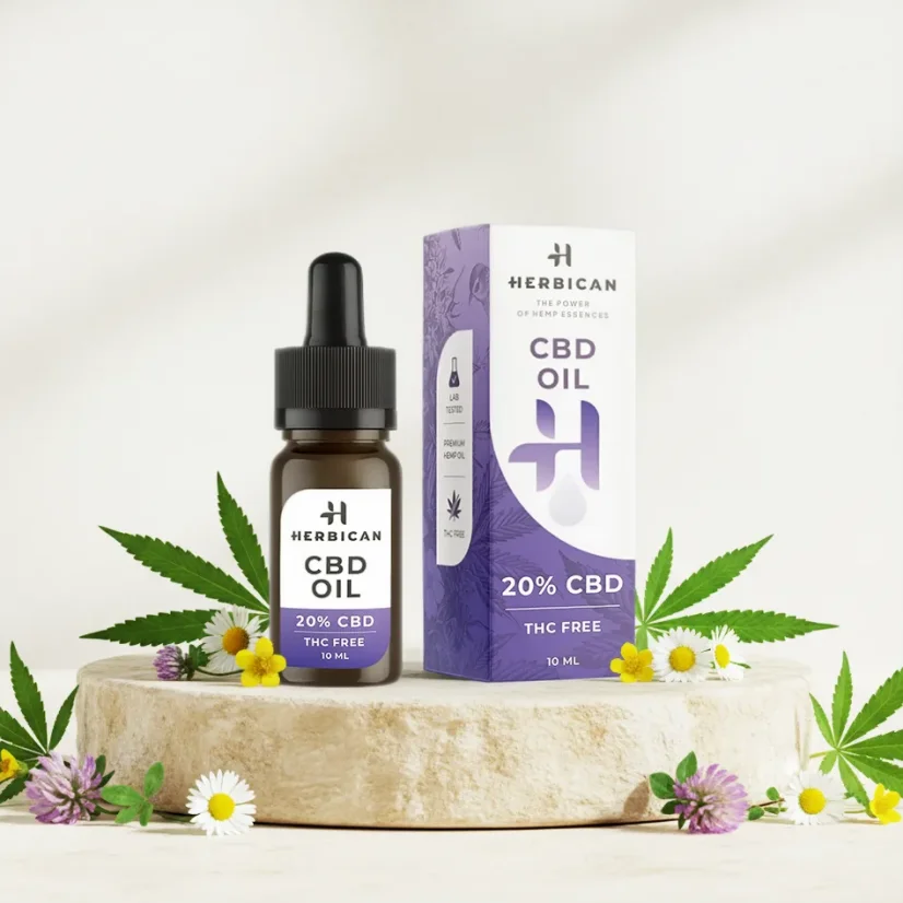 Herbican CBD-öljy THC-vapaa, 20%, 10 ml