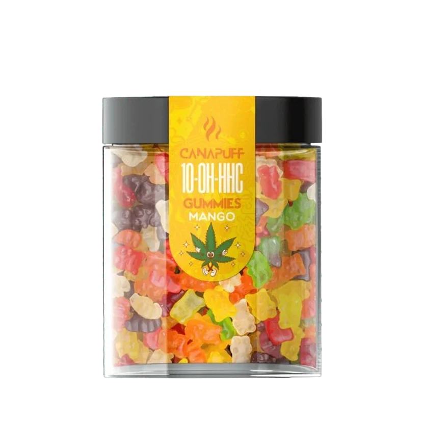 CanaPuff 10-OH-HHC Gommose Mango, THC inferiore allo 0%, 10 - 50 pezzi