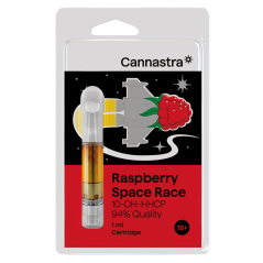 Cannastra cartuș 10-OH-HHCP Cursa Spațială cu zmeură, 10-OH-HHCP puritate 94%, 1 ml