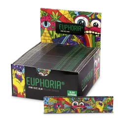 Euphoria Rullpaberid Kingsize Slim Vibrant, 32 lehte