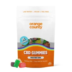Orange County CBD Cubi gommosi, 95 pcs, 1600 mg CBD, 500 G