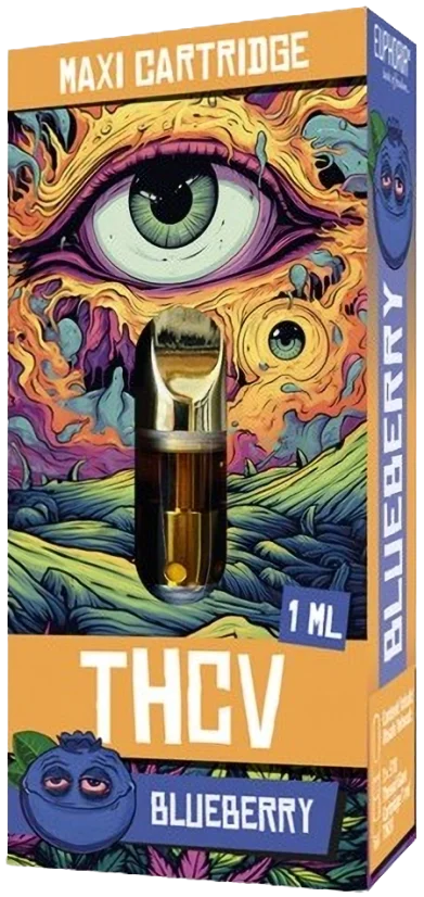 Euphoria THCV mustikkapatruuna, 1 ml