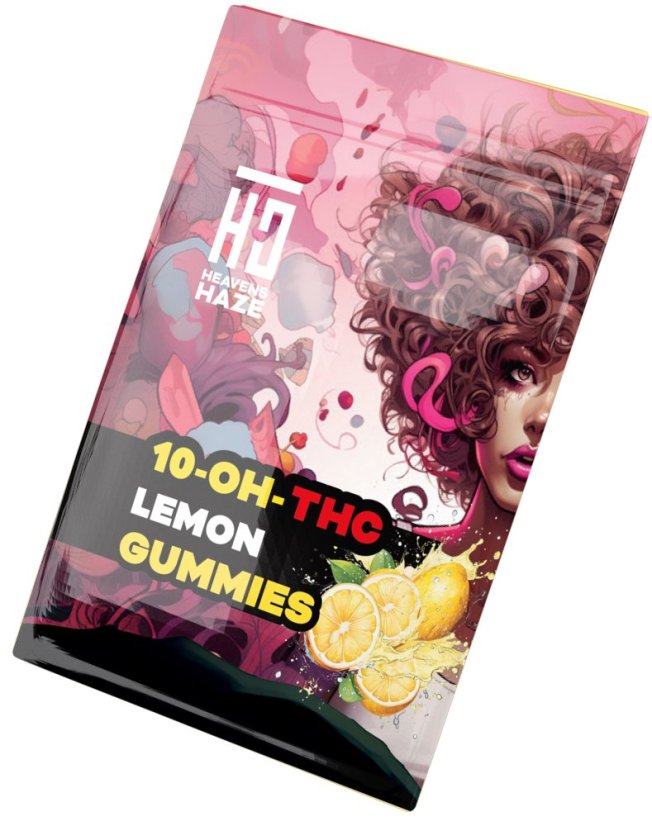 Heavens Haze Gummies 10-OH-THC Lămâie, 3 buc x 40 mg, 120 mg 10-OH-THC