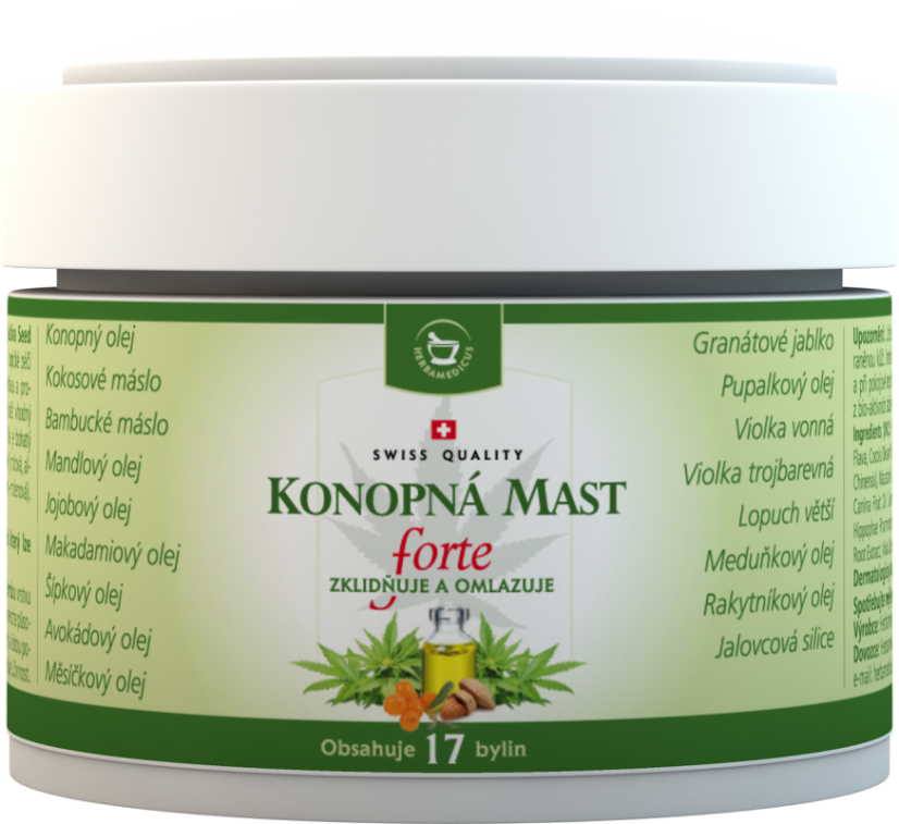 Herbamedicus Unguent de cânepă forte 50 ml