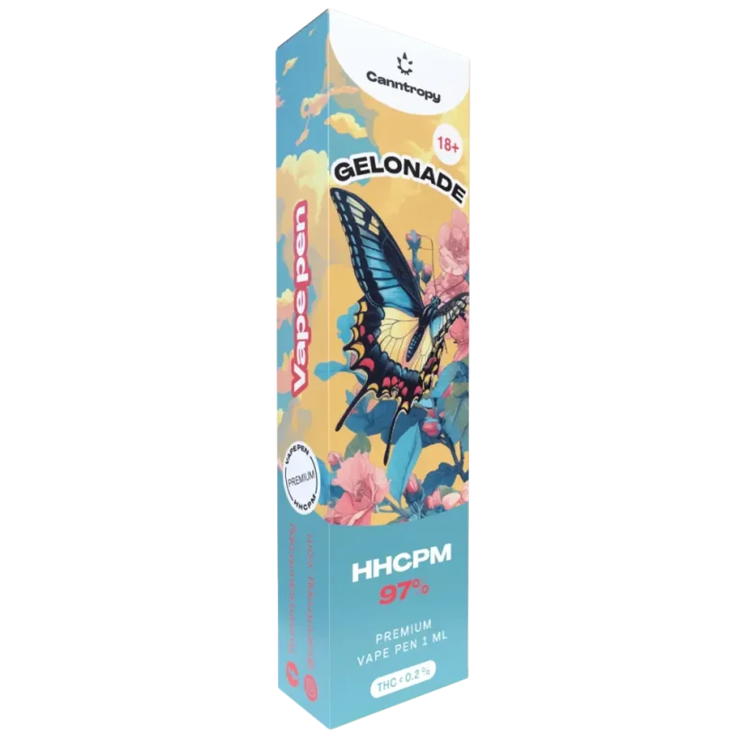 Canntropy HHCPM Vape Pen Gelonade, HHCPM 97% kvalitete, 1 ml