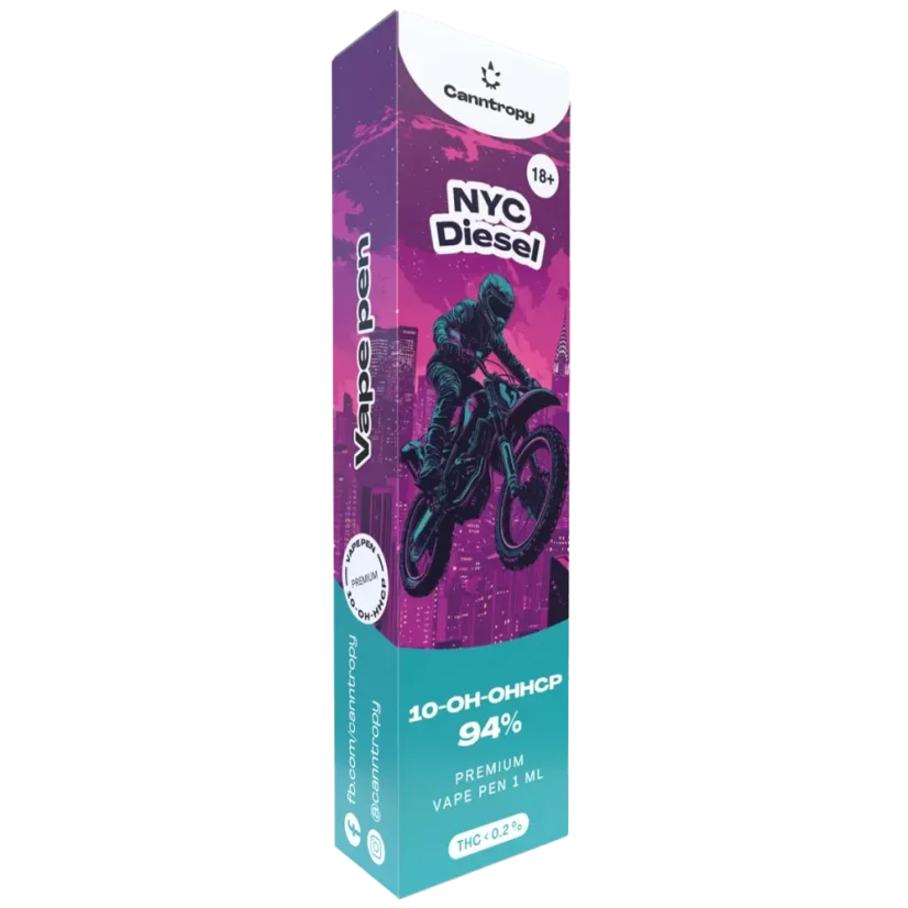 Canntropy 10-OH-HHCP Vape Pen NYC Diesel, 10-OH-HHCP 94% ποιότητα, 1 ml
