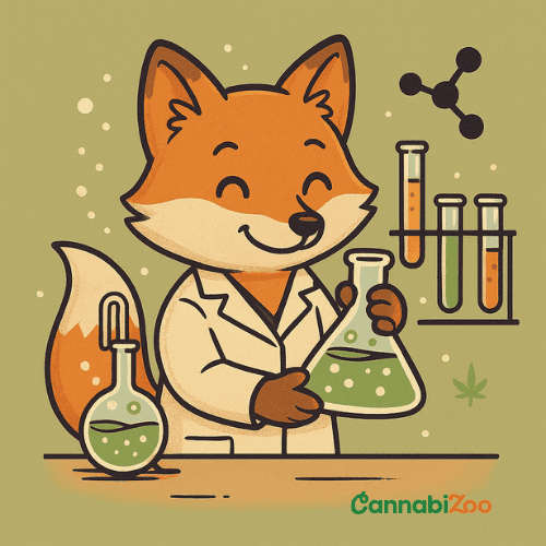 Илюстрирана лисица в лабораторията, където се произвежда HHCPM