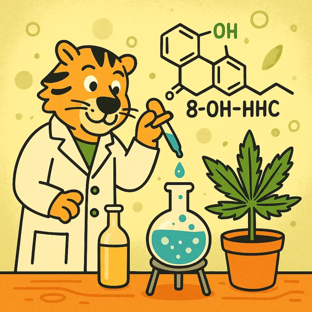 Biochemical Pavilion: How 8-OH-HHC is formed