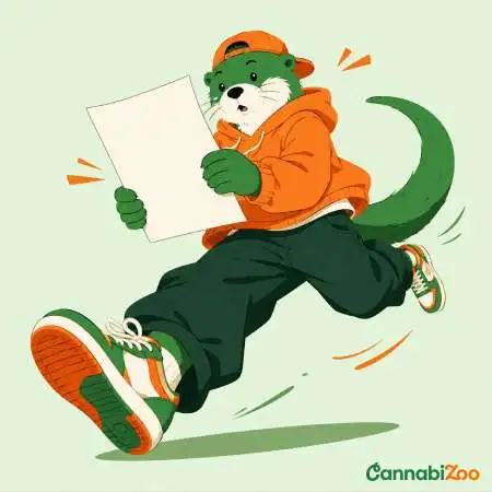 Image d'une loutre en sweat lisant les dix commandements pour les soins de la peau sèche en courant.